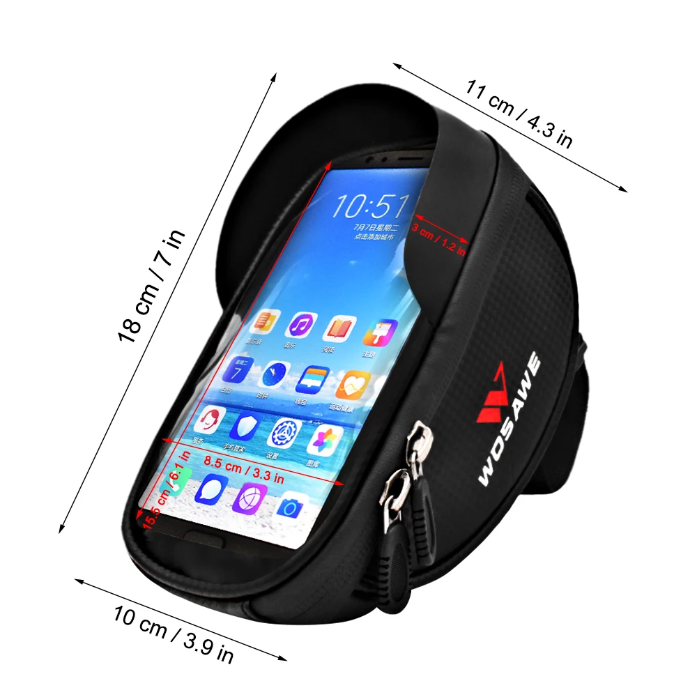 Велосипедные Сумки WOSAWE передняя рама сумка для горного велосипеда велосипедная