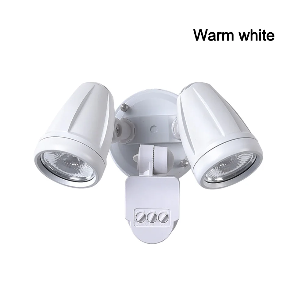 220V LED Security Detector Wall Light Motion Sensor Outdoor Floodlight IP54 Waterproof COB Infrared Induction Lamp NEW Se25 - Emitting Color: A1