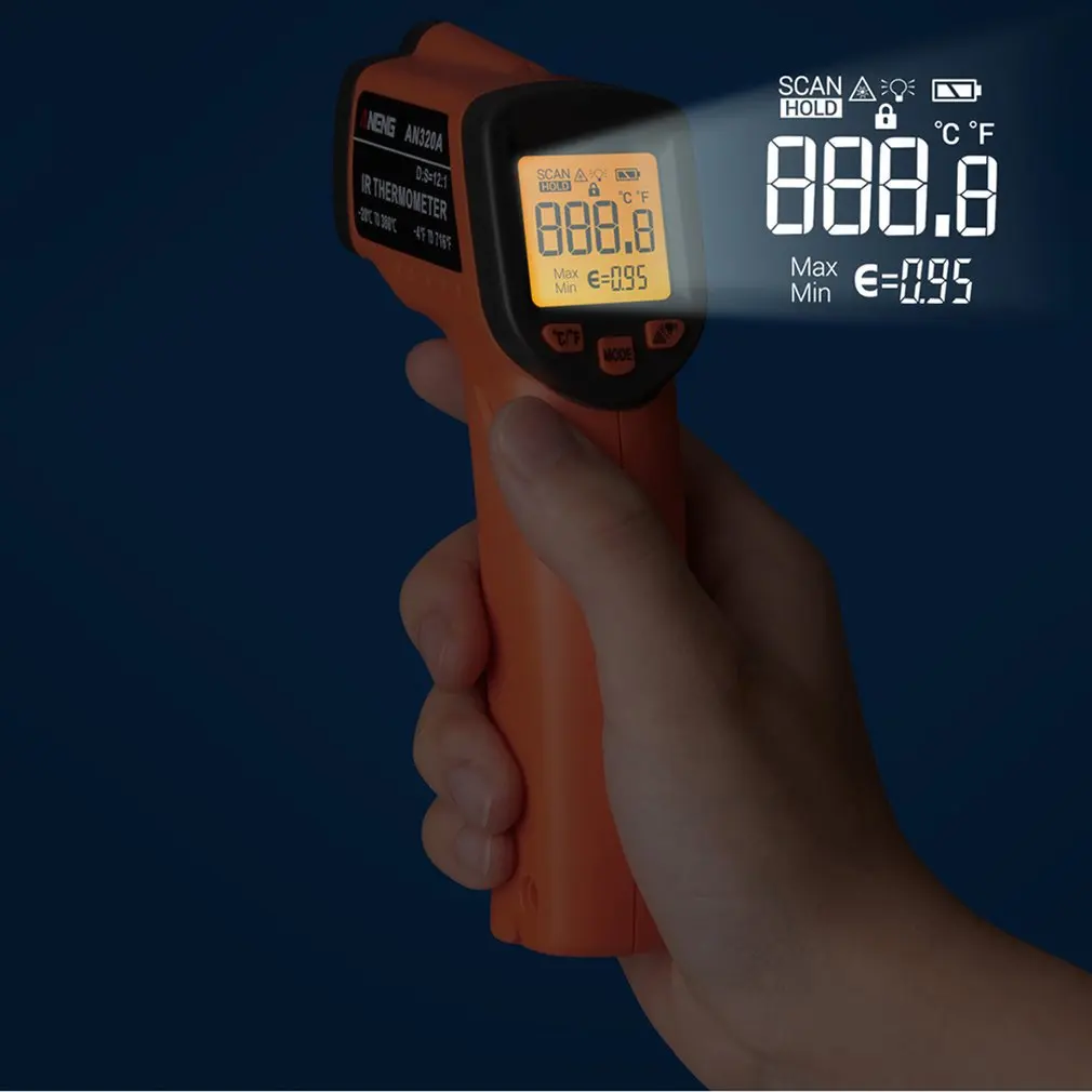 High Precision Handheld Electronics Industry Infrared Thermometry An320A Thermometer Electronic Thermometer