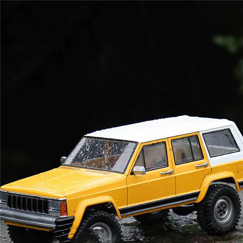 1/10 RC автомобиль Корпус Комплект оболочки для Jeep Cherokee XJ жесткого тела(313 мм) w/ металлическая эмблема набор( версия) RC Автомобиль Аксессуары в комплекте