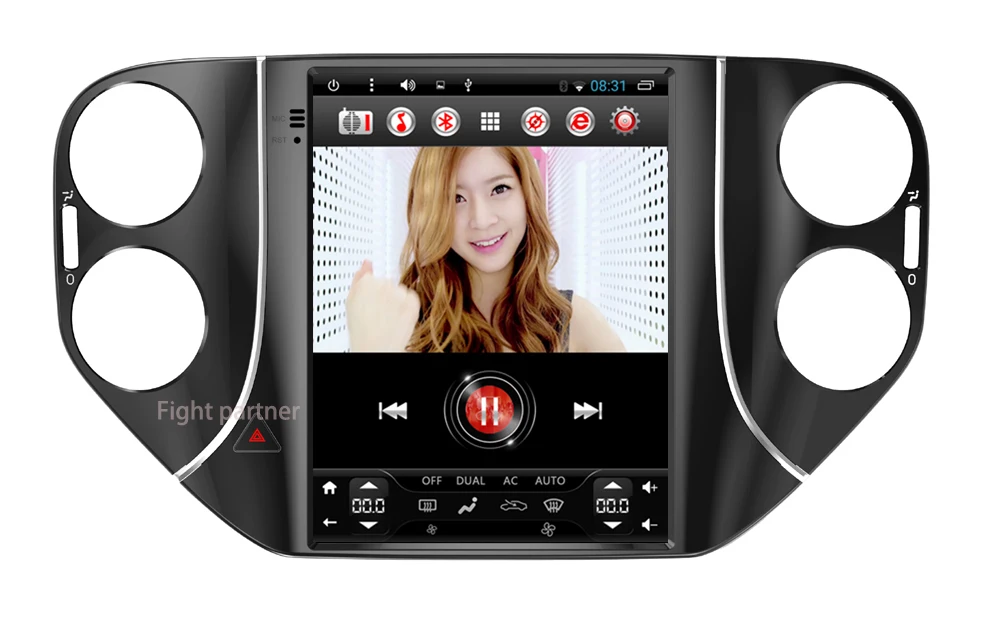 10," вертикальный экран android Автомагнитола без dvd-плеера мультимедиа для VW Tiguan 2010