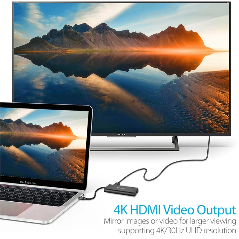 CHOETECH usb-хаб C концентратор для нескольких USB 3,0 HDMI RJ45 адаптер SD ридер для MacBook Pro USB-C type C 3,0 разветвитель 2 порта USB C концентратор