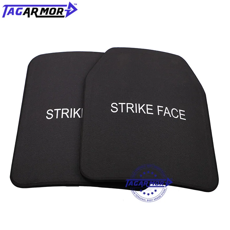 11*14 pulgadas ligero bala prueba placa NIJ IIIA militar armadura a prueba de balas PE placas balísticas