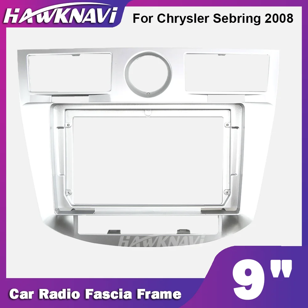 

Hawknavi 9 Inch 2 Din Car Radio Fascia Frame For Chrysler Sebring 2008 Automotive Audio Panel Dash Installation Accessories