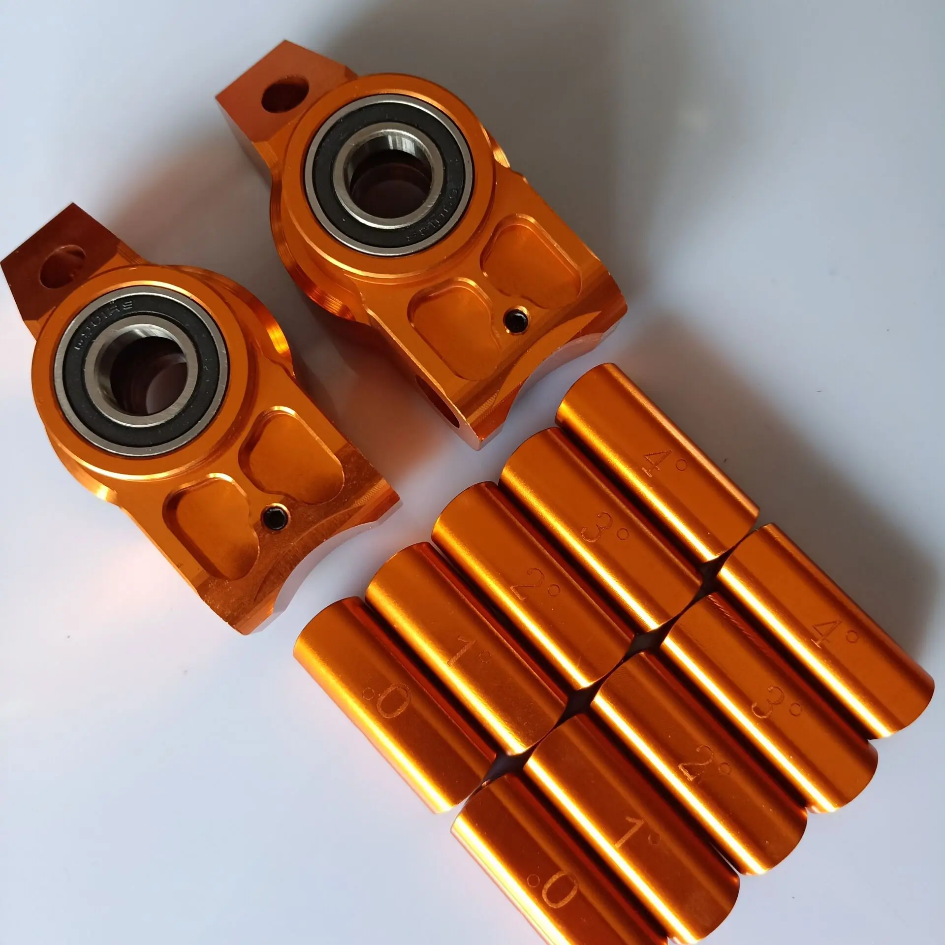 CNC Alloy Front Rear Wheel Hub Carrier Mount For HPI KM Rovan Baja 5B 5T 5SC 1/5