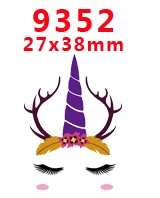 30 шт мультяшный персонаж плоское украшение из смолы PR 9305 - Цвет: 9352