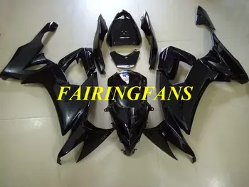 

Injection mold Fairing kit for KAWASAKI Ninja ZX10R 08 09 10 ZX 10R 2008 2009 2010 All gloss black Fairings bodywork+gifts KU25