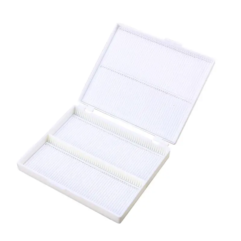 Скользящая коробка для микроскопа 1 шт. прочная из биологического пластика с