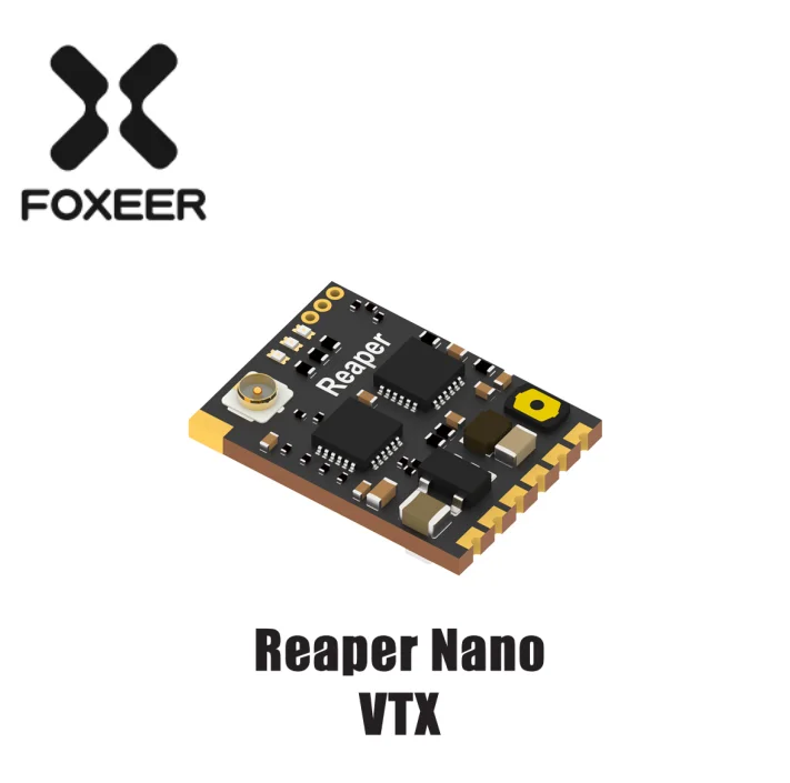 

FOXEER Reaper Nano VTX Video Transmitter 12X16mm Low Consumption High Power Small Spur for RC Racing Drone