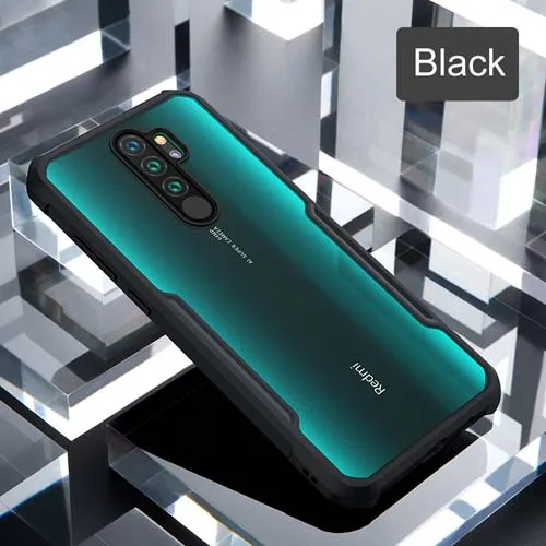 Black-No ring Для Xiaomi Redmi Note 8 чехол XUNDD подушки безопасности противоударный прозрачный PC+ TPU бампер задняя крышка для Redmi Note 8 Pro чехол Funda - Цвет: Black-No ring