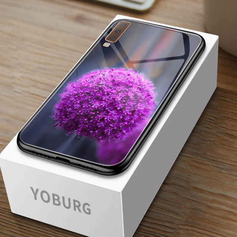 J Глянцевый чехол для samsung A50 A30 A10 A40 A70 A6 плюс A7 чехол для samsung Galaxy A8 плюс A3 A5 A5 A9 Cove - Цвет: J