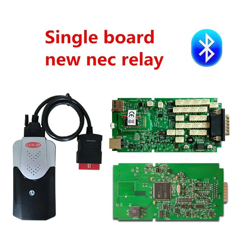  10 teil/los DHL Einzel grün pcb mit bluetooth obd obd2 diagnose Für delphis autocome vd tcs c-d- p 