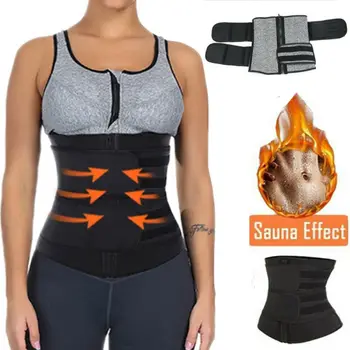 

2020 unisex shapers Adjustable Elstiac Waist Support Belt Neoprene Faja Lumbar Back Sweat Belt Fitness Belt Waist Trainer