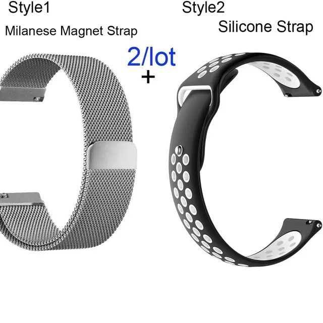 20 22 мм ремешок для huawei Watch 2 GT Honor Magic Dream Watch Band для Huami Amazfit bip Pace Stratos Milanese Correa для samsung - Цвет ремешка: 1