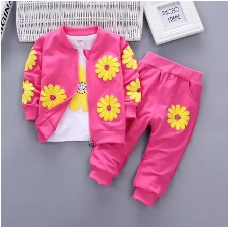 Комплекты одежды для маленьких девочек BibiCola кофта и штаны хлопковый костюм