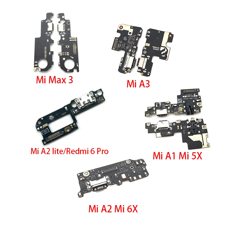 USB порт зарядки разъем док-станции зарядная плата гибкий для Xiaomi Mi 9T A3 A2 A1 9 Se 8 Lite Max 3 Black Shark POCOPHONE F1