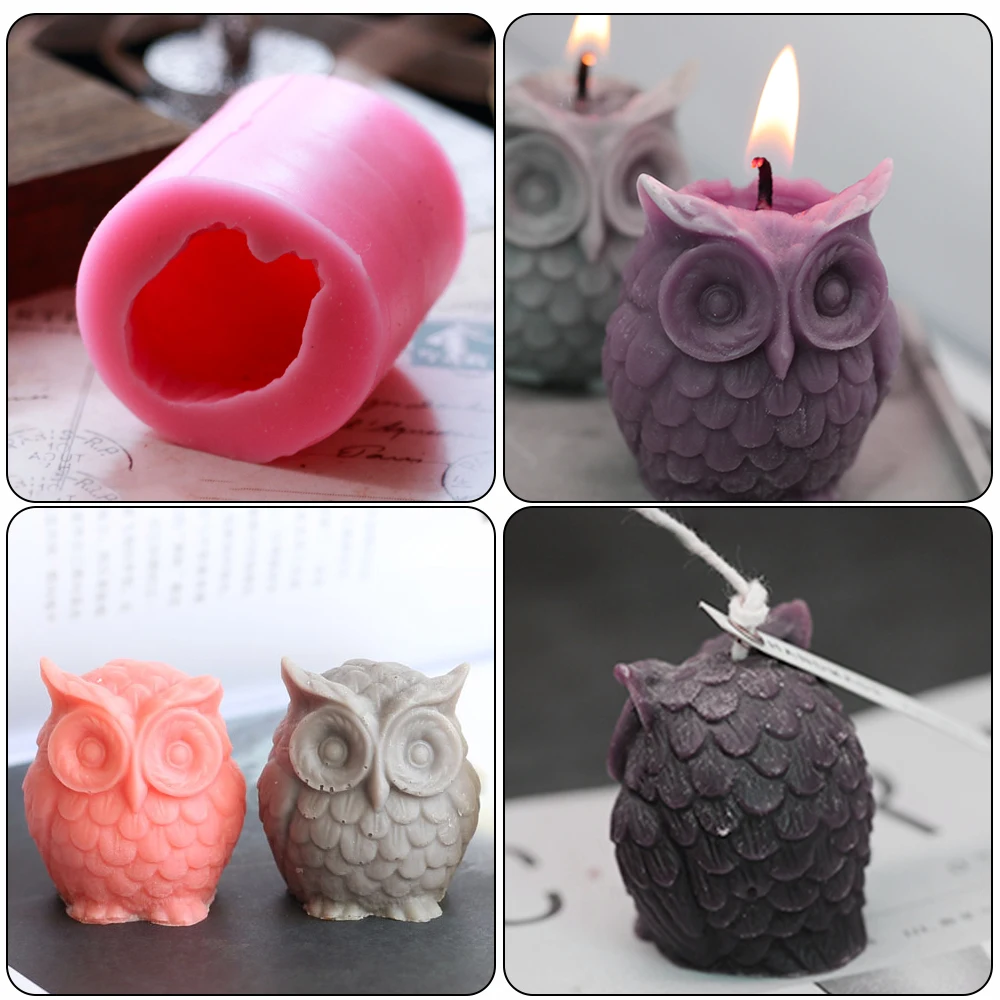 New 3d candle molds Soy Wax Silicone Mold Aromatherapy Gypsum Candle diy Candle Mould  Handmade Soap Mold Candle Making Supplies