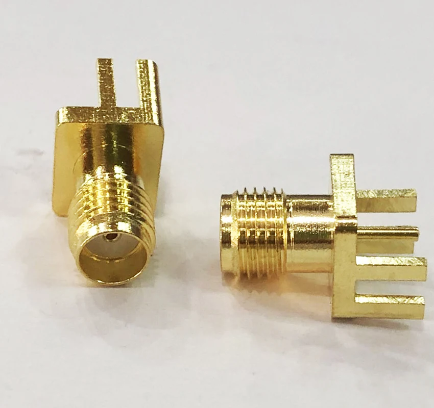 20 шт. внутренний разъем SMA разъем 1,6 мм Конец Запуска PCB Крепление широкий фланец припоя Разъем