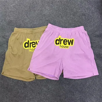 

New Justin Bieber DREW House Shorts Men Women 1:1 High quality Drawstring DREW Shorts kanye west