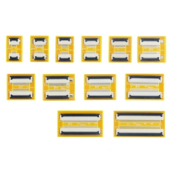 

1PCS 0.5mm Pitch FPC FFC Flexible Flat Cable Extension Board 6P 8P 10P 12P 16P 20P 24P 26P 30P 40P 50P 60PIN Connector