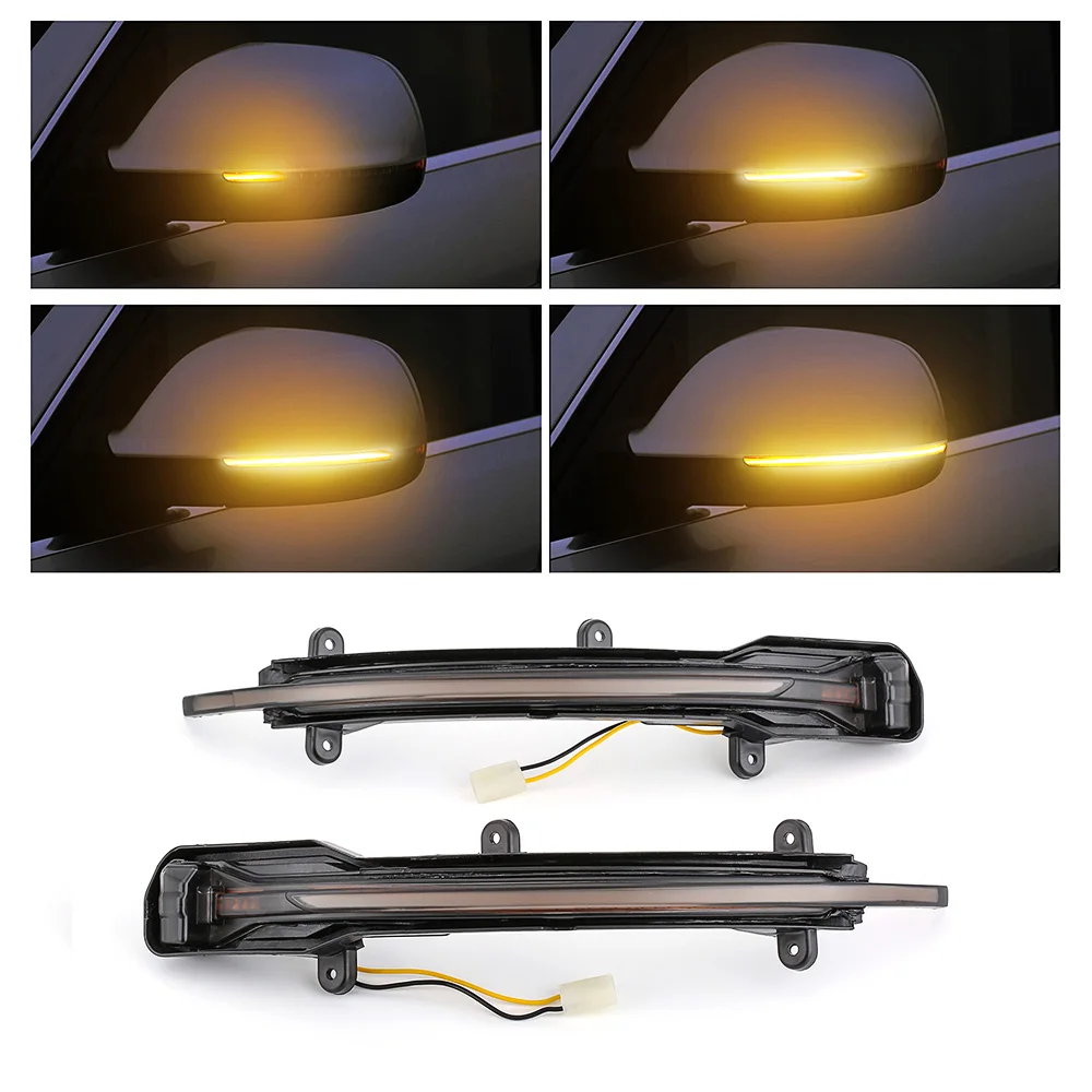  Rear View Dynamic Sequential MIRROR Turn Signal Light LED Water Flowing Turn Single Light For Audi  - 32910951741