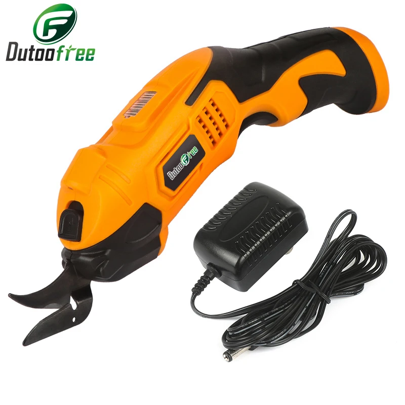 Tijeras eléctricas inalámbricas recargables, 110V/220V, Alfombra de tela, herramientas de corte