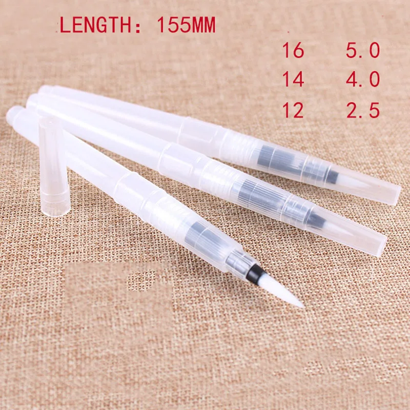 

3pcs Watercolor pens Flow Brush Water colour Artists Paint Brushes Watercolor Pen Plastic Kit DIY Drawing Painting Pens