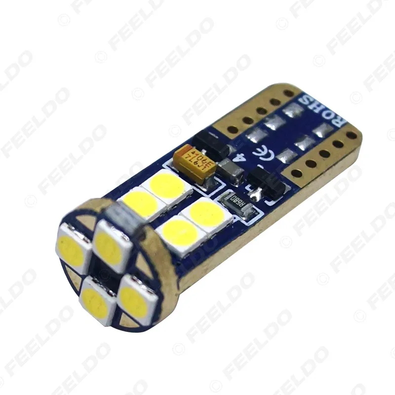 T10 3030 12SMD Width Lamp License Plate Light Reading Light Roof Light Car Modified with Decoding LED Light