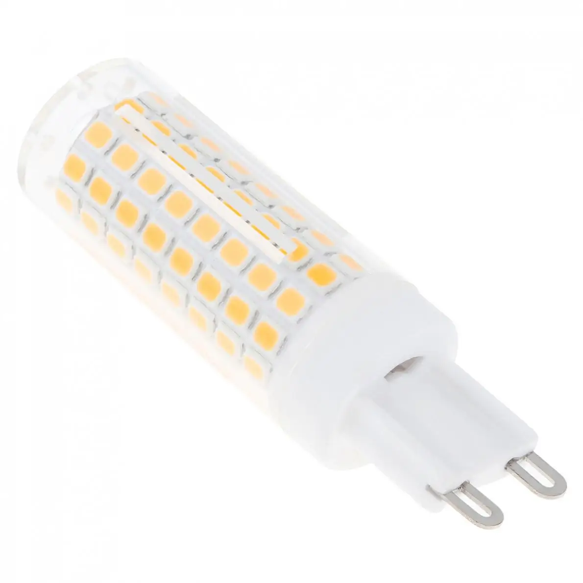 С регулируемой яркостью G9 110V белый/теплый белый 102 светодиодов 2835 SMD 10W 360 градусов Светодиодная лампа-кукуруза силиконовые лампы