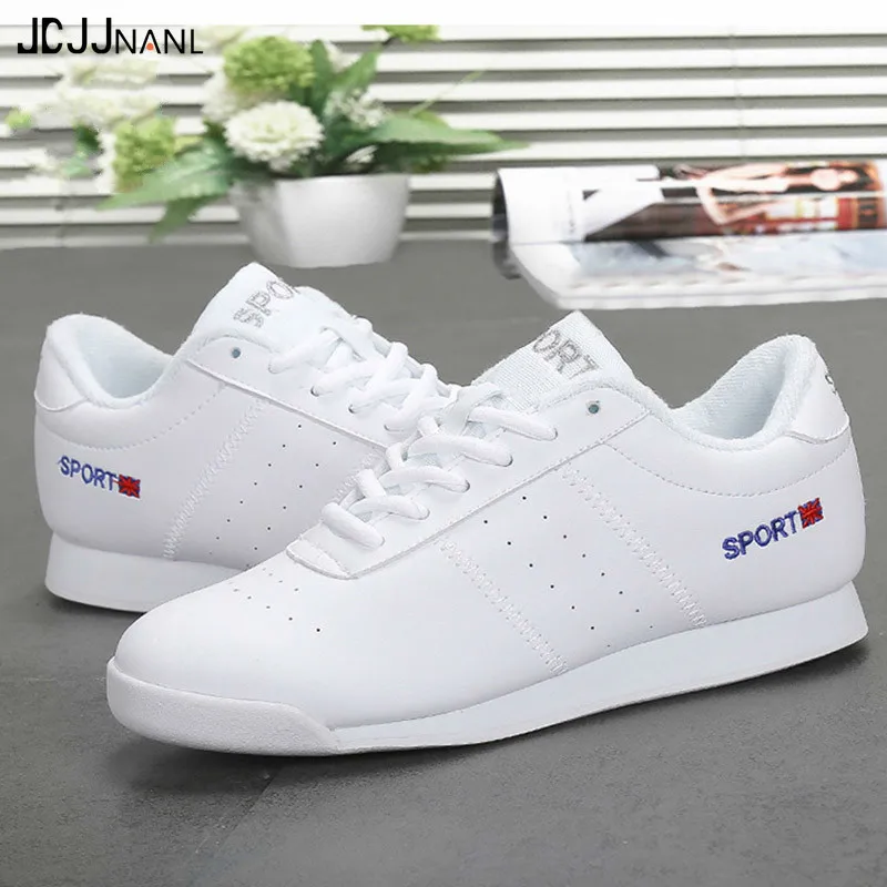 Обувь Для Занятий Аэробикой для взрослых девочек белая танцевальная обувь в