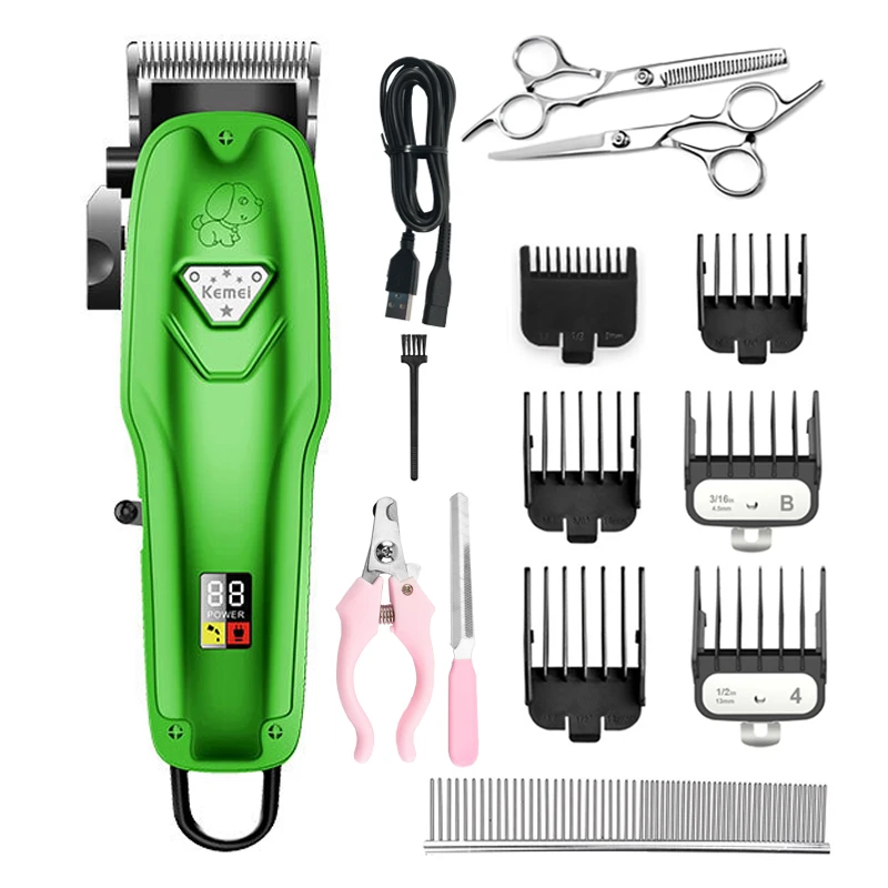 Keme Animal Hair clipper Rechargeable Professional Dog Hair Trimmer For Cat  Grooming Machine Hair Remover For Pet|Dog Hair Trimmers| - AliExpress