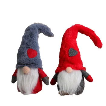 

2pcs Santa Claus Decor Mini Platform Sitting Elder Prop Santa Claus Decor for Christmas Festival