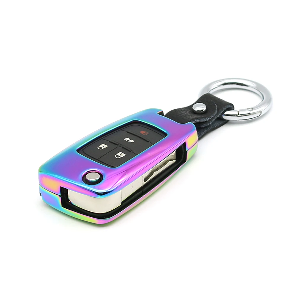 Для Chevrolet Cruze Sonic BuickRemote брелок в виде ракушки чехол Авто держатель чехол смарт-протектор Kirsite покрытие - Название цвета: 5