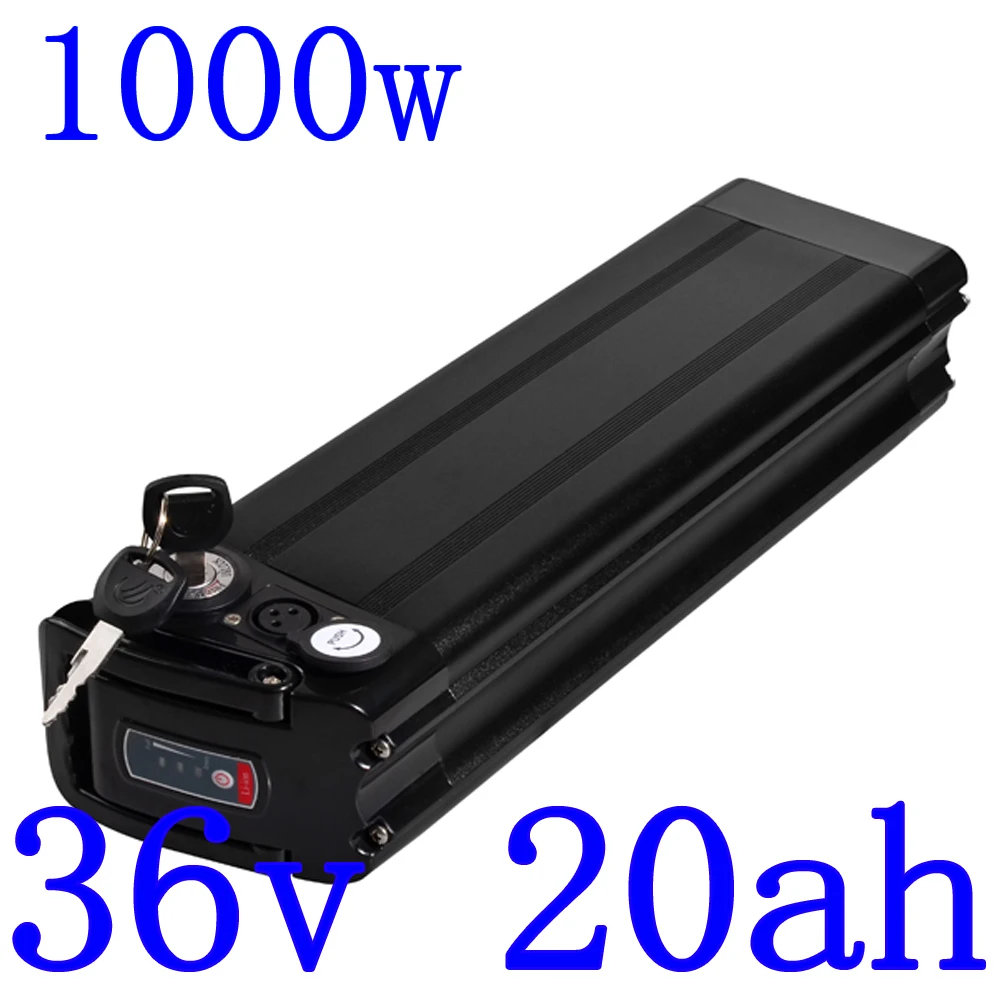 36V Lithium Battery 10Ah 12AH 13Ah 15Ah 18Ah 20Ah Electric Bike Battery36V 500W 1000W with 2A charger | Спорт и развлечения
