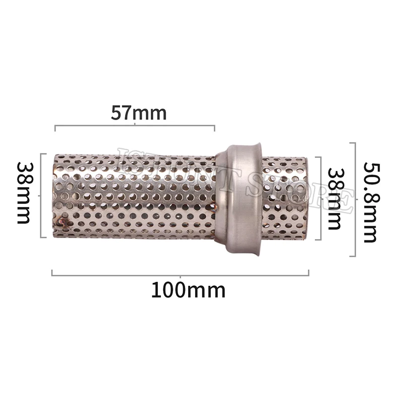 50.8mm 60mm Motorcycle Yoshimura Exhaust Silencer Muffler Escape Moto Metal Catalyst DB Killer For Suzuki Honda Yamaha Dit Bike