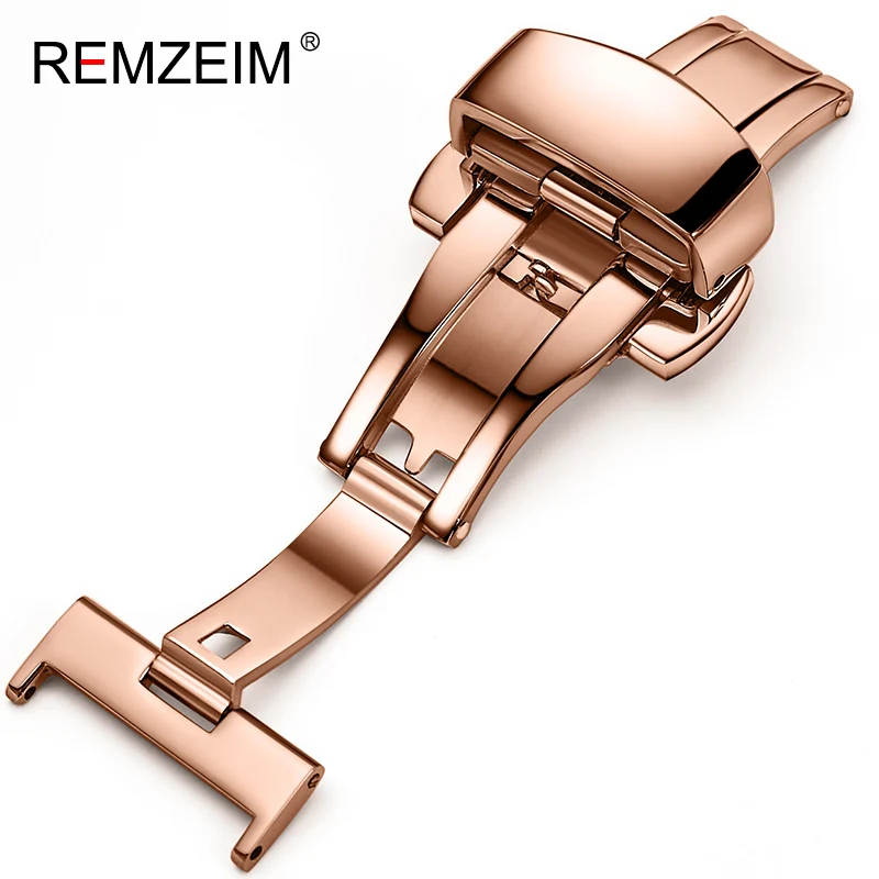 Durable Double Folding Butterfly Clasp Waterproof Watchband Buckle Accessories