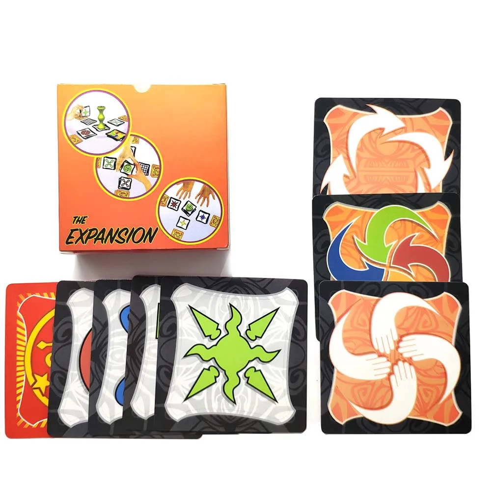 jungle expansion Настольная игра jungle expansion run, быстрая пара, скоростной лес для семейных, вечерние, для детей, рождественские подарки, карточные игры - Цвет: jungle expansion