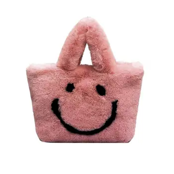 

2020 New Woman Handbags Cute Wild Autumn And Winter Plush Shoulder Messenger Bag Leisure Girl youth