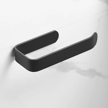 

Punch-free toilet tissue box toilet home black creative toilet paper holder