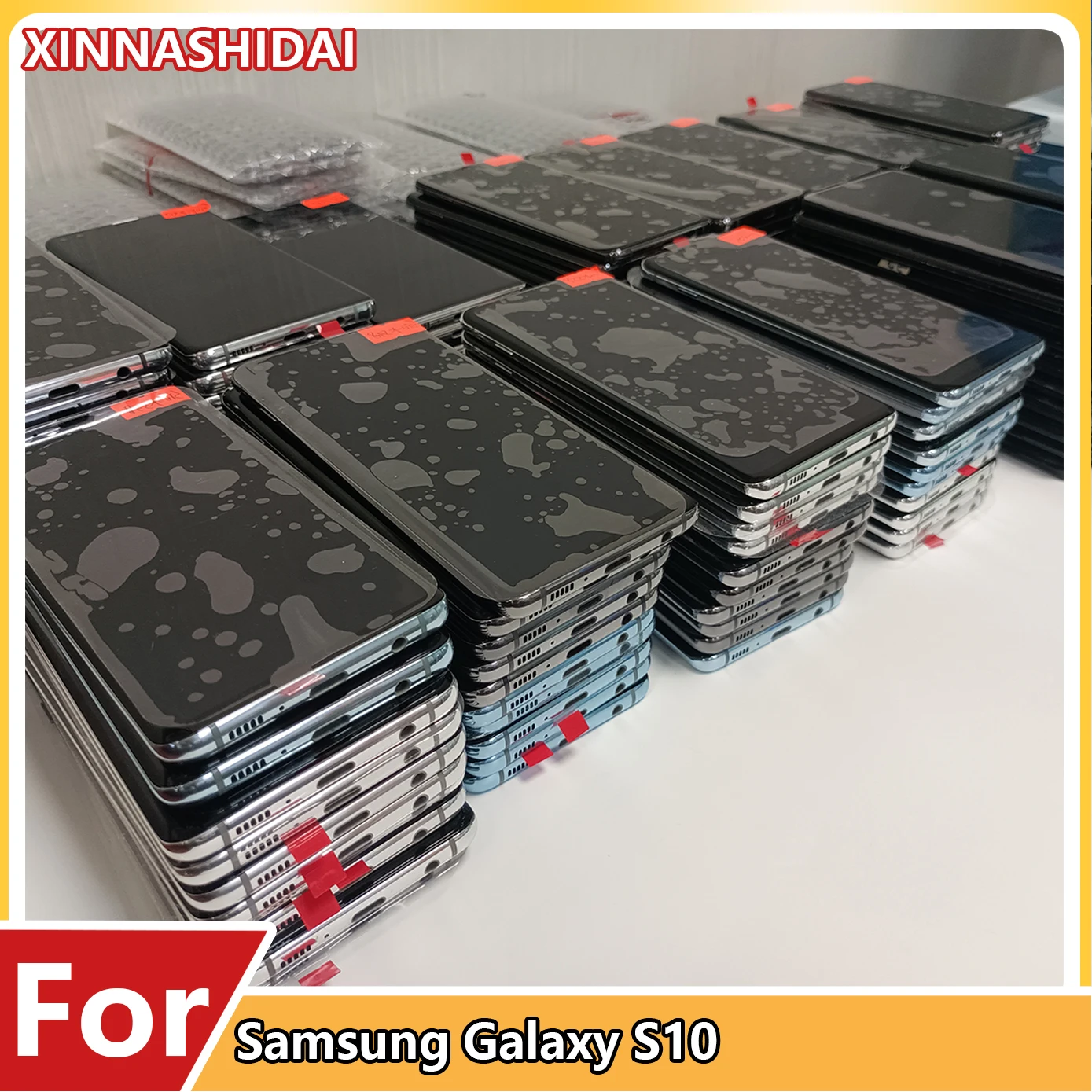100% Tested With Dead Pixels AMOLED Display S10 For SAMSUNG Galaxy S10 lcd SM G973 G973D/S G973F Touch Screen Digitizer Assembly
