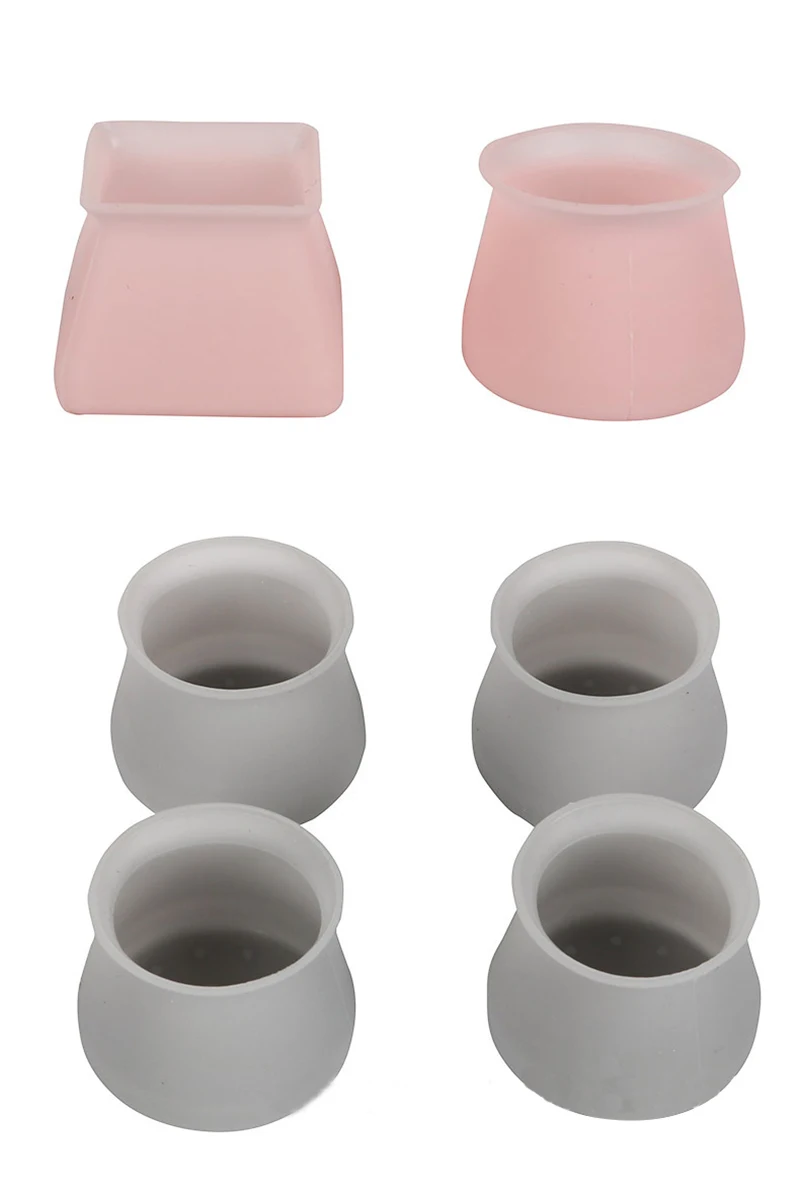 Floor Protector Caps Table Chair Legs Silicone Caps Funiture Feets Non-slip Table Leg Caps Foot Protection 4/8/16pcs