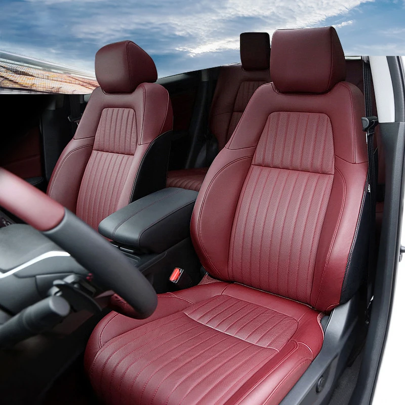 Leather Car Seat Cover for Honda CRV All inclusive Seat Cushion Seat