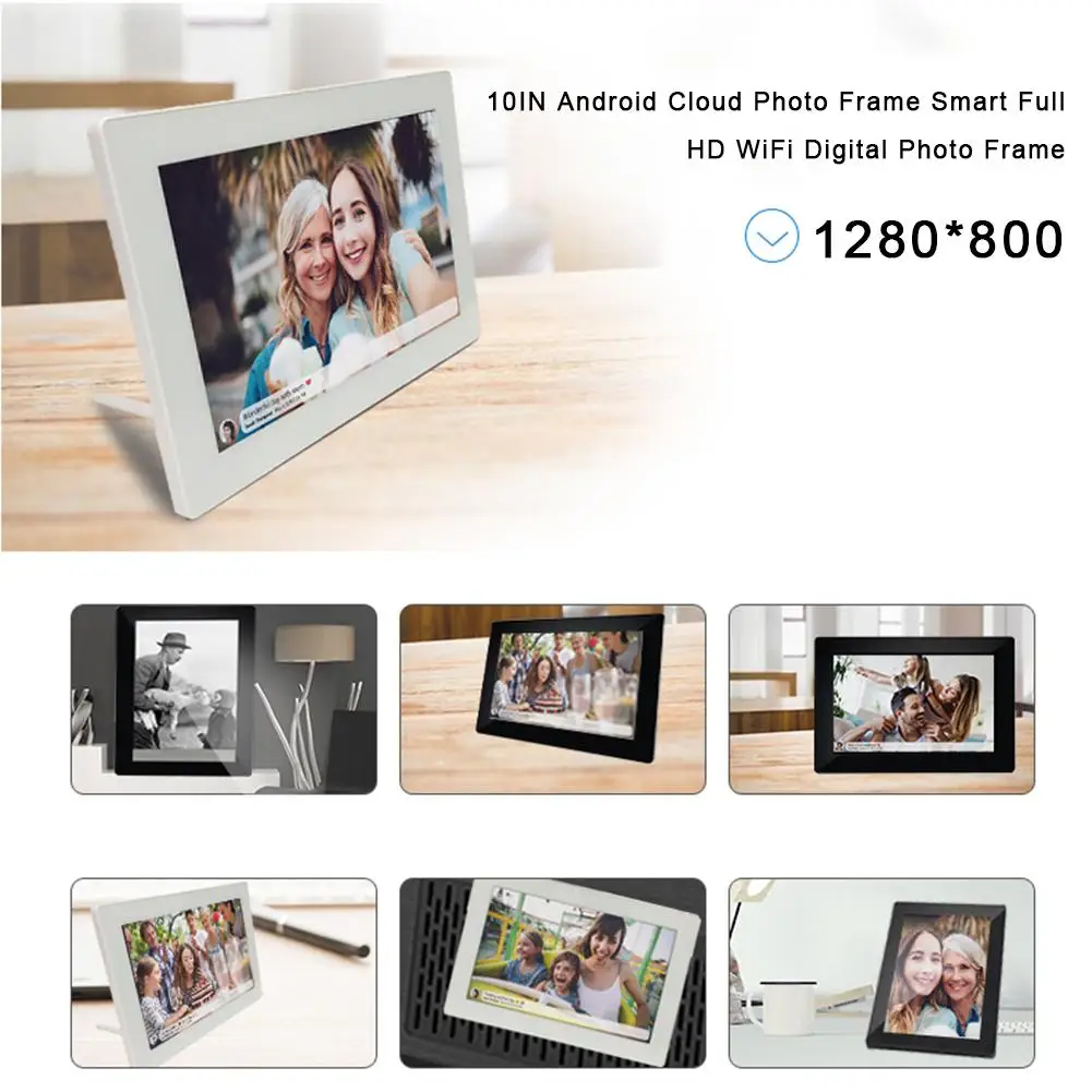 

10 Inch Screen LED HD IPS Display Android Cloud Photo Frame Smart Wifi Digital Photo Frame Electronic Album WIFI Touch Screen