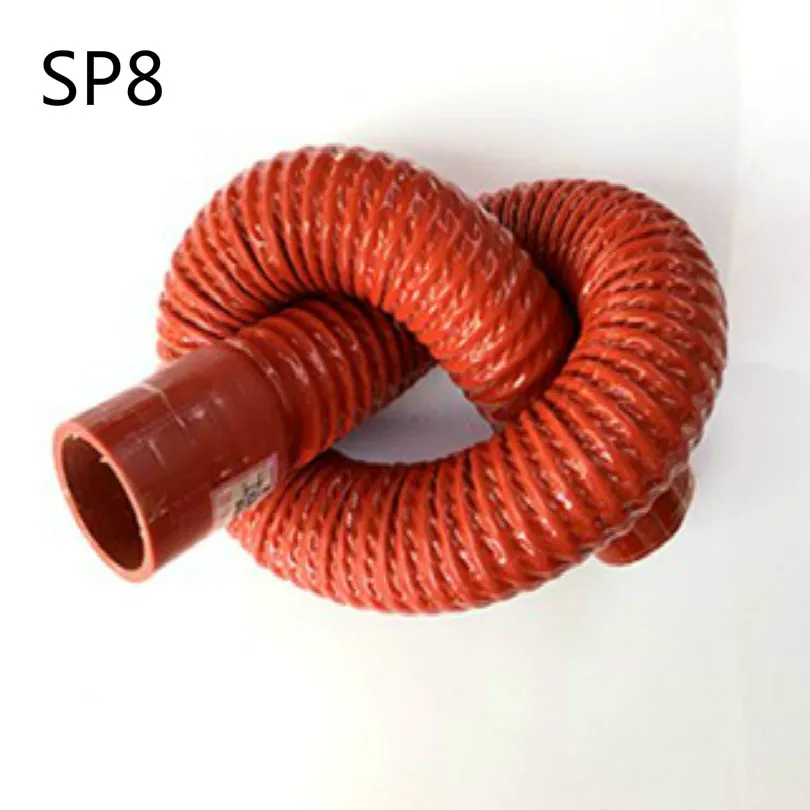 

SP8 silicone hose intercooler silicon turbo hose silicone intake hose Corrugated pipe with steel wire inner diameter 38-65MM