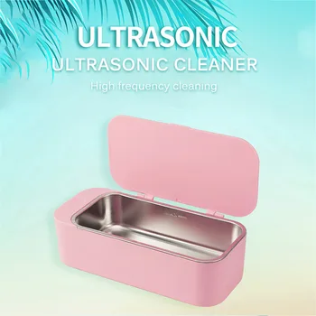 

Ultrasonic Jewelry Cleaner Bath for Watches Contact Lens Glasses Denture Teeth Portable Electric Makeup Brush Cleaner