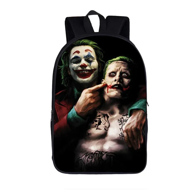 as pictures Joker Be рюкзак Reborn Joaquin Phoenix Женский Мужской рюкзак для подростков девочек и мальчиков школьный рюкзак детские школьные сумки Mochila - Цвет: as pictures