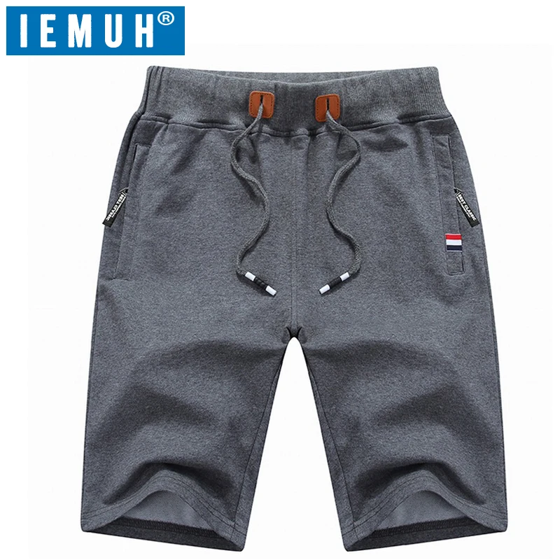 Мужские летние хлопковые дышащие шорты IEMUH 5XL уличная спортивная одежда мужские