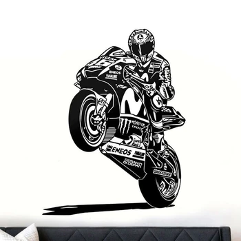 

Moto GP Motorcycle Racing Sticker Decal Posters Vinyl Wall Autobike Pegatina Decor Mural