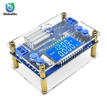 

DC 1.2V-32V 5A Adjustable Constant Current Constant Voltage Converter Buck Step Down Power Supply Module with Acrylic shel