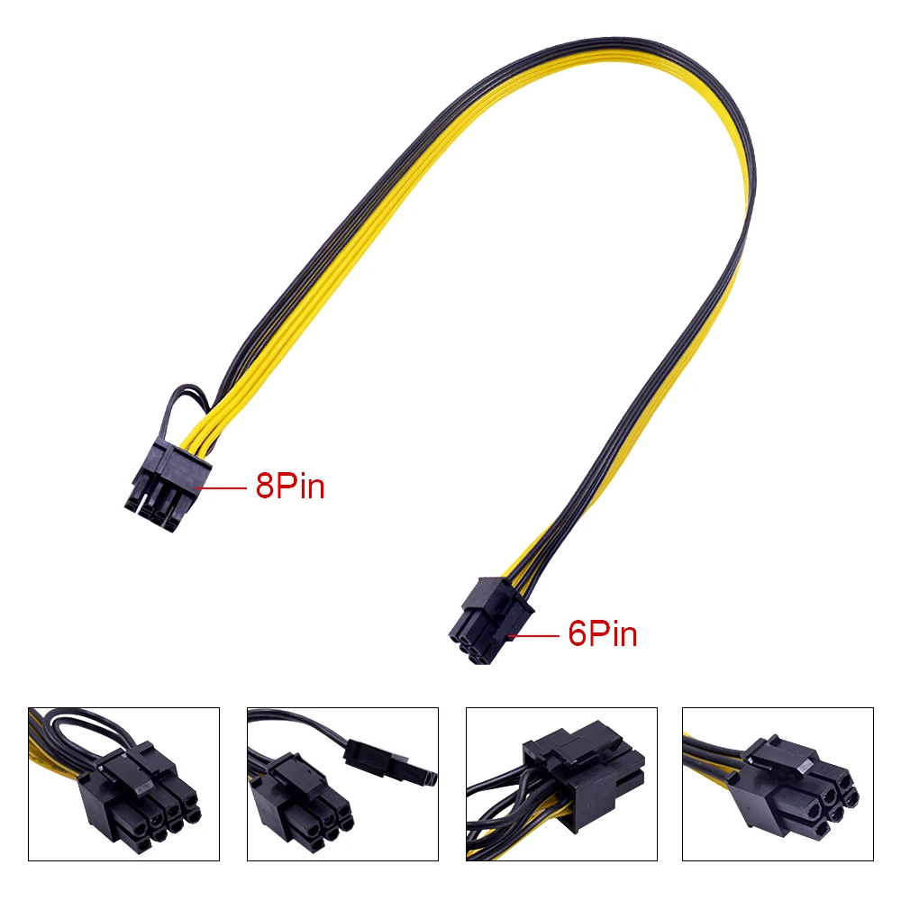 PSU Extension Cable Breakout Board for HP 750W 1200W PSU Server Power Module 17pcs/12pcs 18AWG 6Pin to 6+2 8Pin Connector